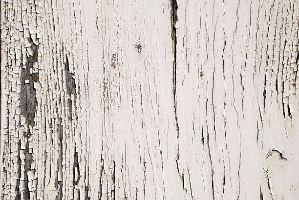 sfondo bianco legno invecchiato - old textured wood cracked foto e immagini stock