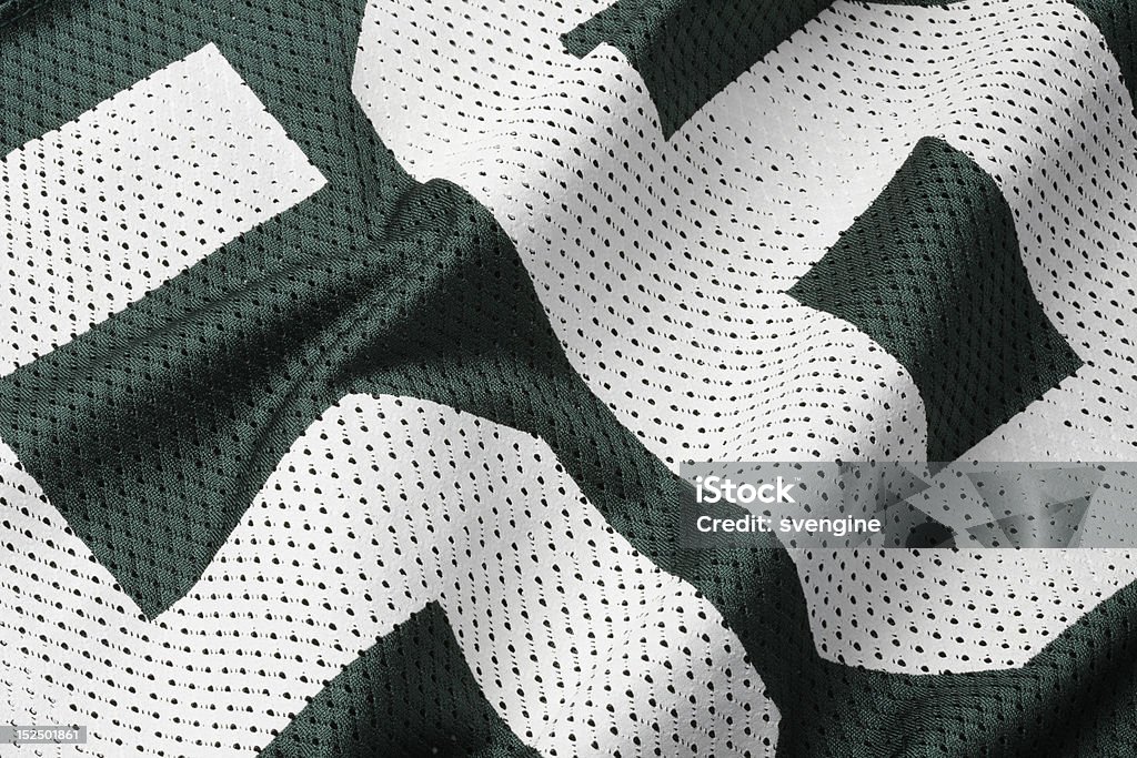 Зеленый football Jersey - Стоковые фото Спортивный трикотаж роялти-фри