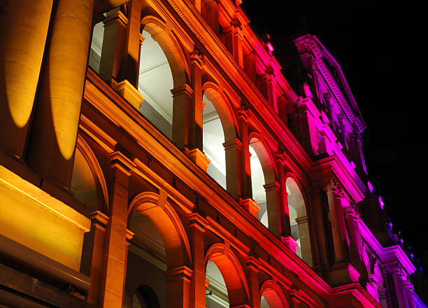 istock Illuminated Treasury Building in Brisbane 152501968