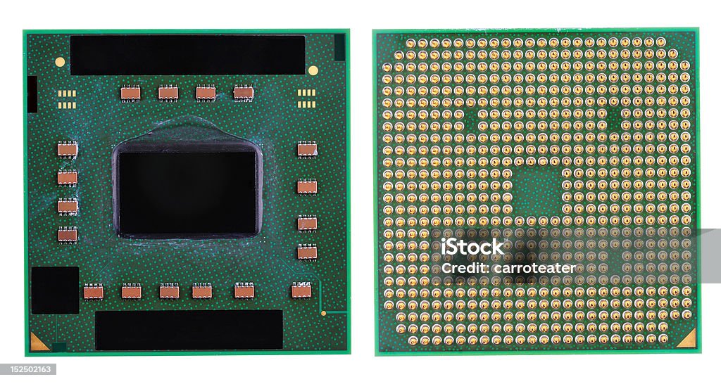Style Computer Cpu Modern Cpu For Laptop Computer Stock Photo - Download Image Now ...