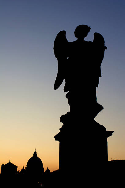 istock Rome - silhouette of angel 152502483