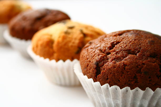 Delicious muffins stock photo