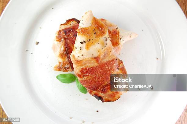 Bacon Wrapped Chicken Stock Photo - Download Image Now - Appetizer, Bacon, Baked