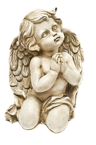 istock Clay angel praying towards God 152503261