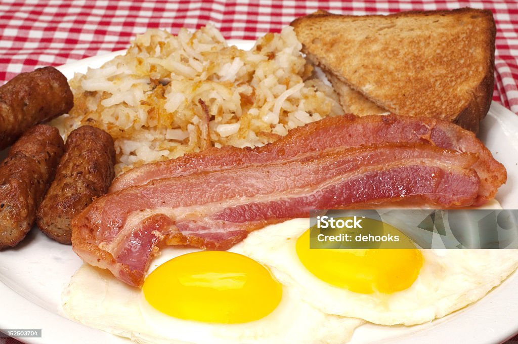 colazione - Foto stock royalty-free di Crocchetta di patate e cipolle