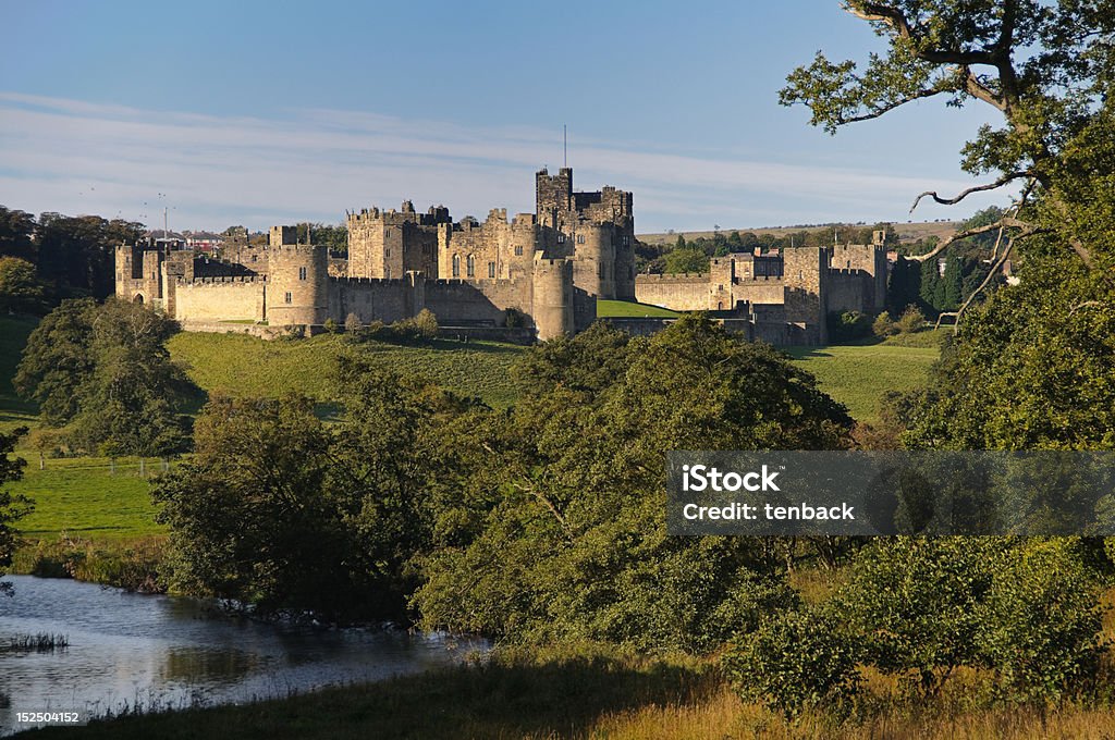 Castelo de Alnwick Floresta local - Royalty-free Castelo de Alnwick Foto de stock