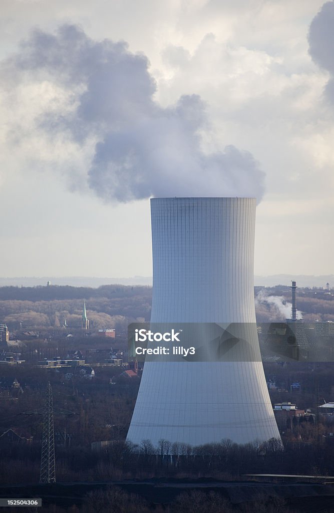 Kühlturm Ausstoßen Dampfbad - Lizenzfrei Abgas Stock-Foto