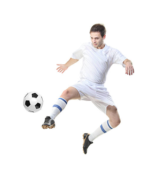 istock Football player with ball 152505094