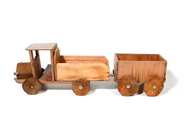 istock Old wooden toy truck 152505122