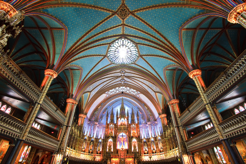 Montreal Basilica Notre Dame Cathedral