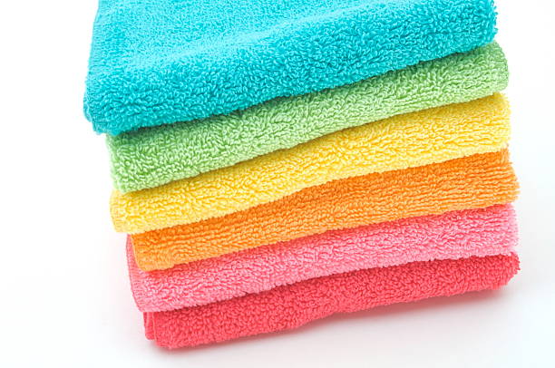 Colorful Towels stock photo