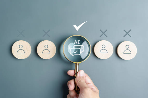 istock AI robot replaces human organizations and AI artificial intelligence technology companies necessary for various businesses in the future. and mass layoffs. 1525057700
