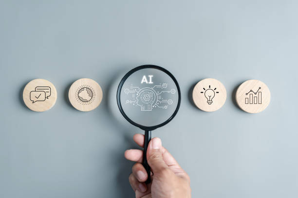 istock Businessman using ai technology. chat bot with AI Artificial Intelligence generate. Futuristic technology, robot in online system. Business in future to invest and develop corporate concept. 1525058069