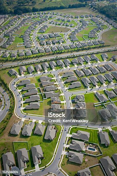 空から見たホーム住宅開発コミュニティ画像 - 住宅のストックフォトや画像を多数ご用意 - 住宅, 住宅地, アメリカ南部