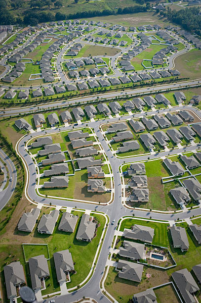 istock Aerial home housing development community images 152506004