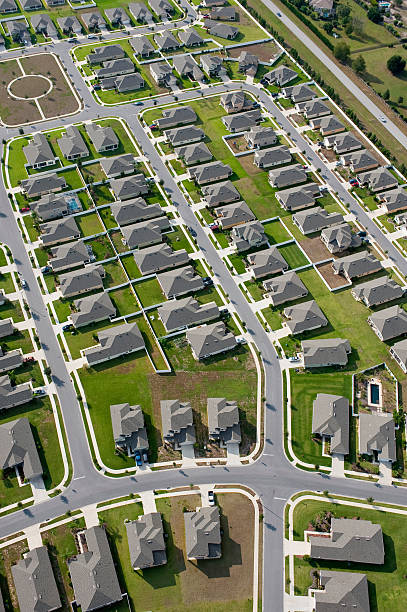 istock Aerial home housing development community images 152506029