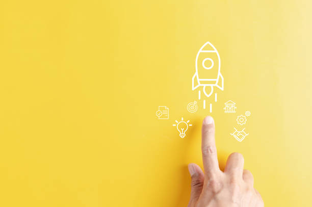 istock Shortcut Exponential growth or compound interest with rocket launch icon, investment fast track wealth or earning rising up graph increasing profit financial concept. 1525060315