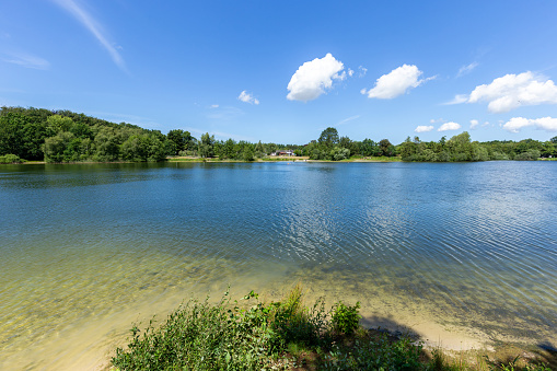 The forges pond, city of Belfort, Territoire de Belfort, France