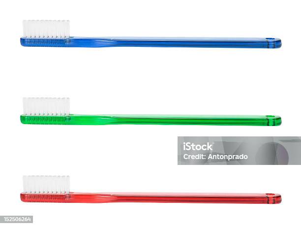 Toothbrushes — стоковые фотографии и другие картинки Зубная щётка - Зубная щётка, Белый фон, Изолированный предмет