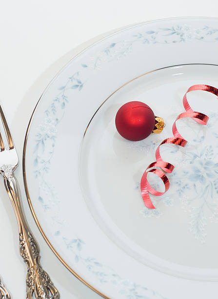 Cena de Navidad - foto de stock