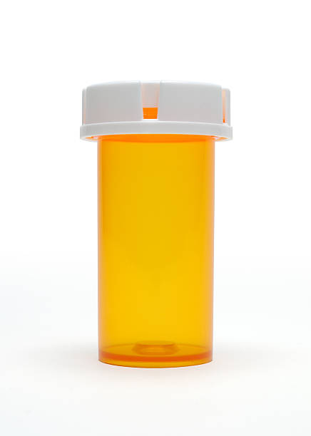 Pill Bottle Pill bottle isolated on white background pill bottle photos stock pictures, royalty-free photos & images