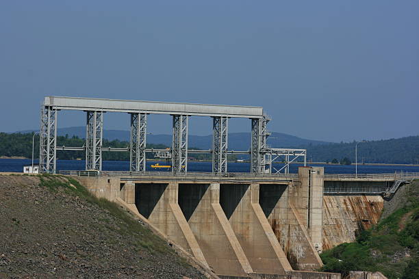 Mactaquac Dam stock photo