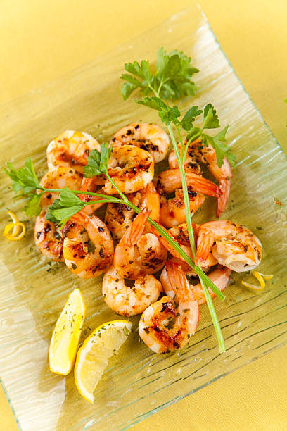 istock tasty grilled prawn salad 152507092