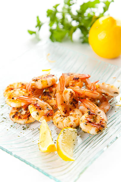 istock tasty grilled prawn salad 152507102