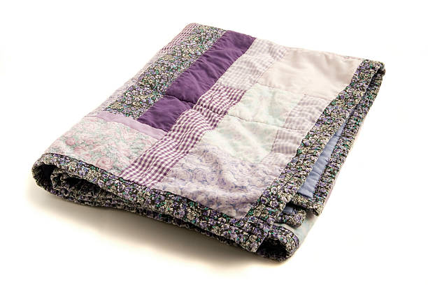 istock Isolated Purple Quilt 152507476