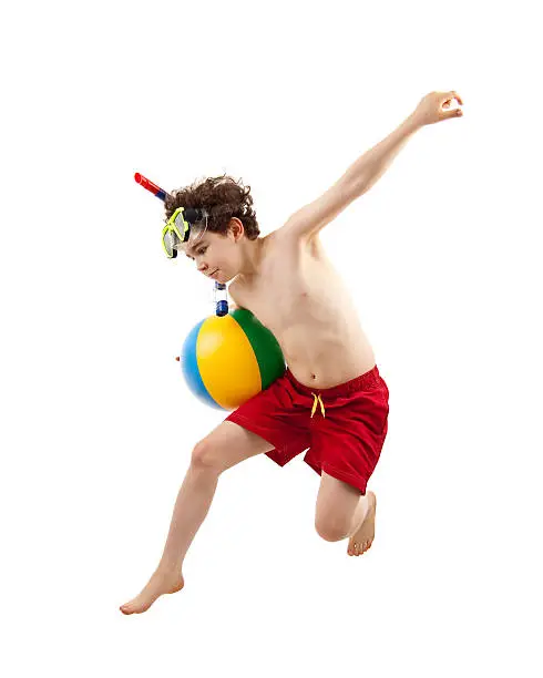 Photo of Boy ready to dive