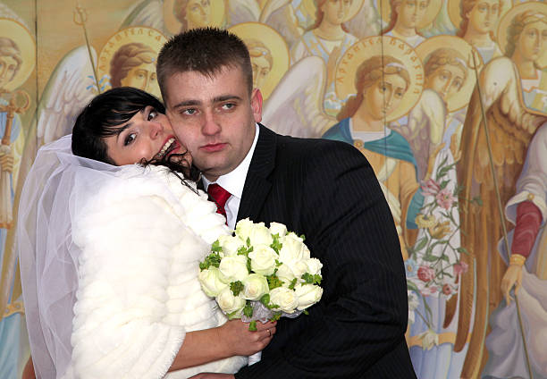 istock bride and groom couple outdoor 152509208