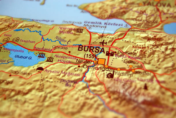 istock Bursa City Map of Turkey 152509321