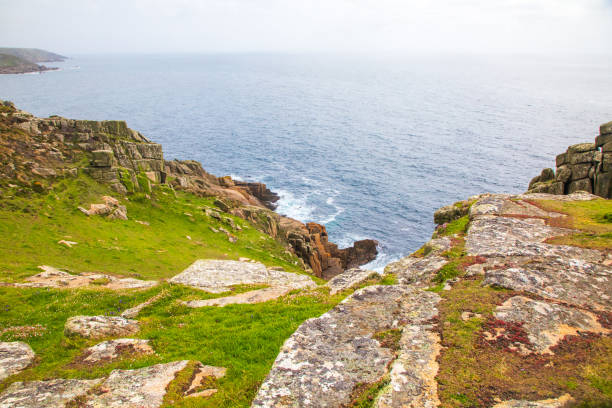 Jersey rugged Northern coastline