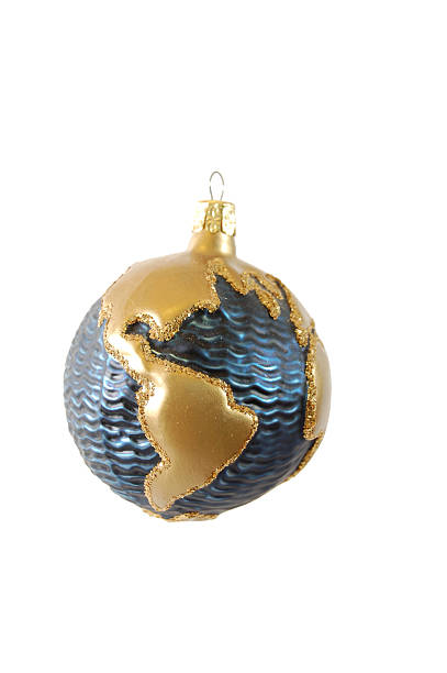 istock Earth christmas ornament 152513914