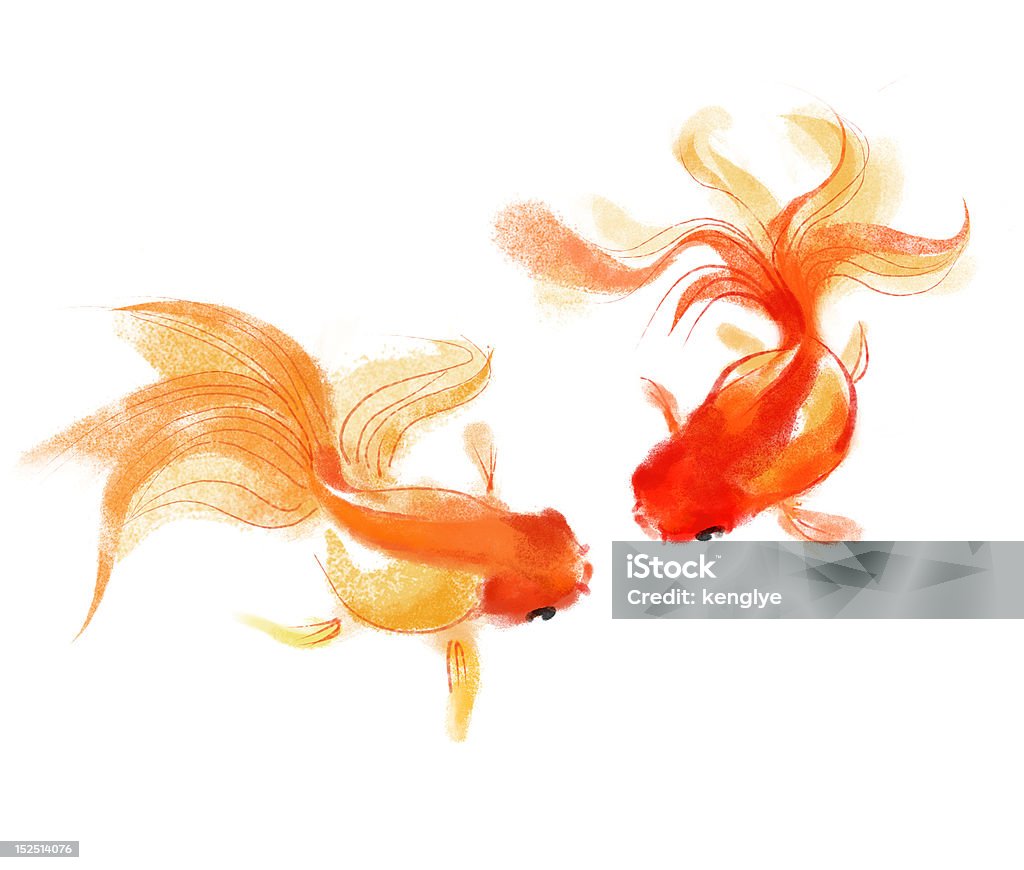 Золотая рыбка - Стоковые фото Золотая рыбка роялти-фри