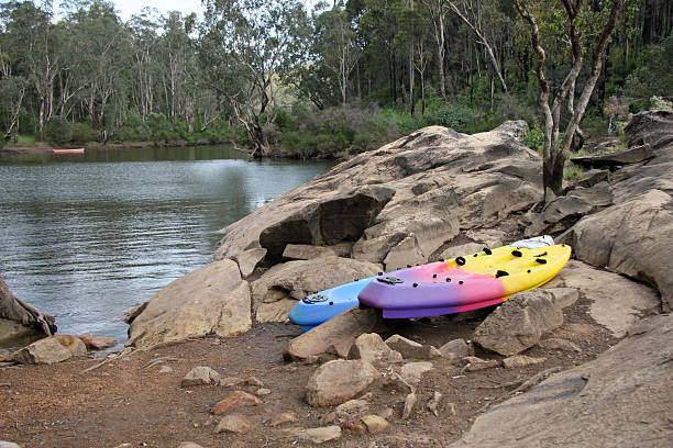 istock Colourful Kyaks on the River 152514198