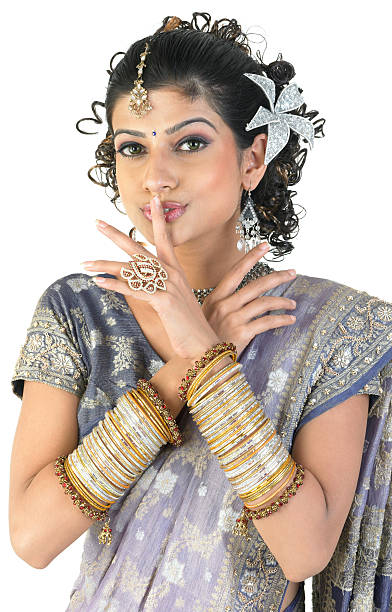 istock girl saying silent action 152515163