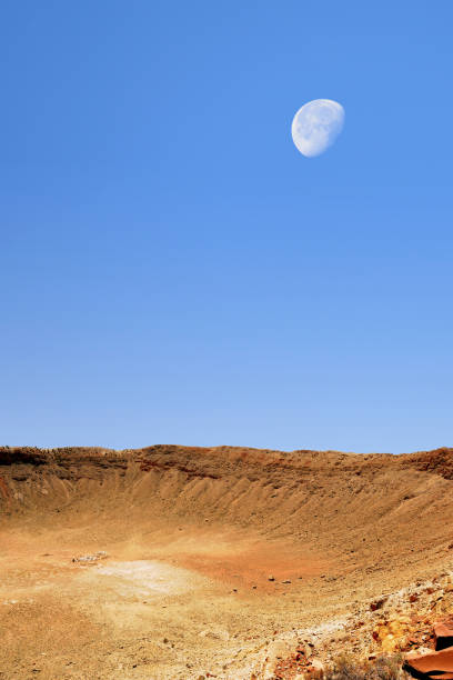 istock Moonrise Meteor Crater Arizona 1525213826