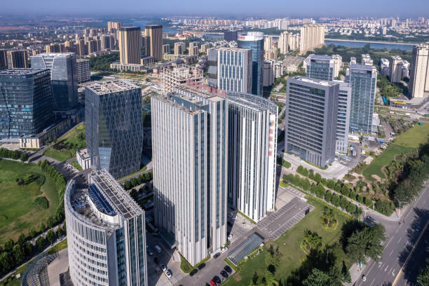 istock Weifang Shouguang City panoramic shot 1525262692