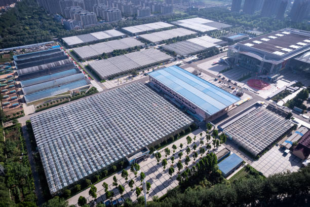 istock Weifang Shouguang City panoramic shot 1525263180