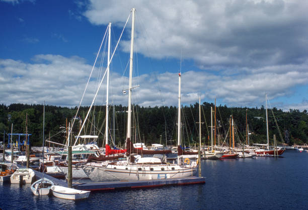 istock Acadia NP - Boats in Harbor - 1980 1525266448