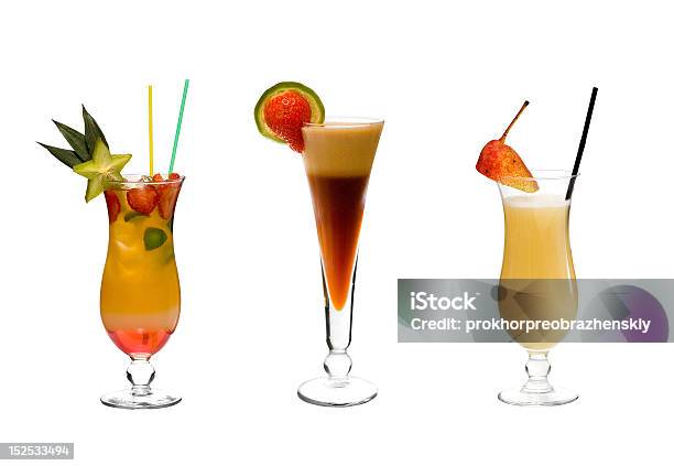 Tropical Cocktails Stock Photo - Download Image Now - Alcohol - Drink, Apple - Fruit, Apricot