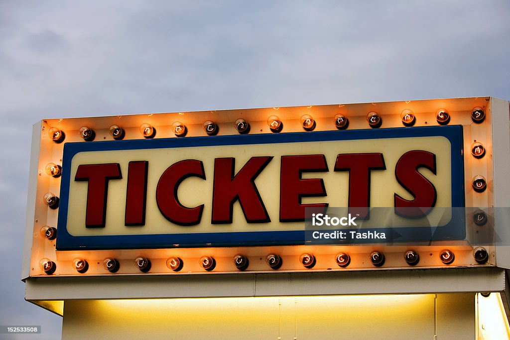 Entradas - Foto de stock de Taquilla de cine libre de derechos