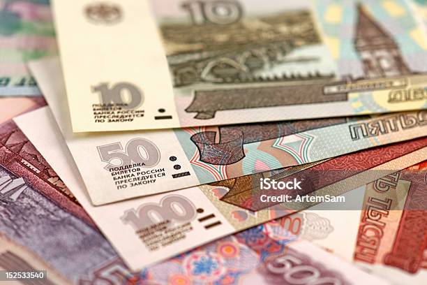 Russian Roubles Banknotes Stock Photo - Download Image Now - Banking, Business, Corporate Business