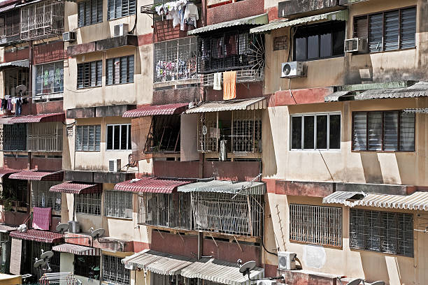 Block housing stock photo