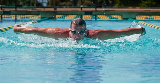 istock Man in Swim Meet 152534279
