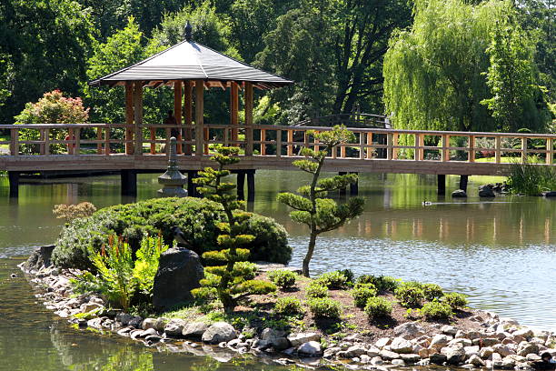 istock Japanese garden and springtime 152534364
