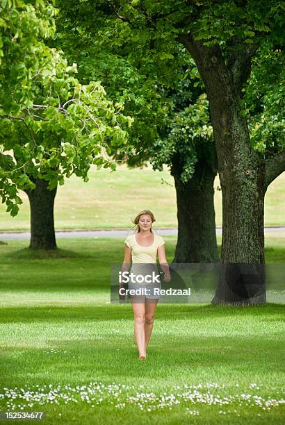 Beautiful Young Woman Walking In Park Launceston Tasmania Stock Photo - Download Image Now