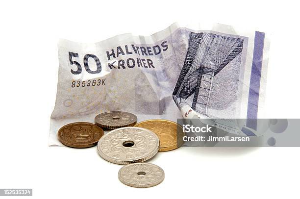 Photo libre de droit de Monnaie Danoise banque d'images et plus d'images libres de droit de Monnaie danoise - Monnaie danoise, Nombre 50, Pièce de monnaie danoise
