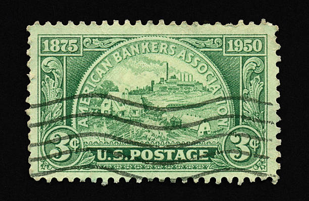 istock Three Cent American Bankers Association Stamp 152535334